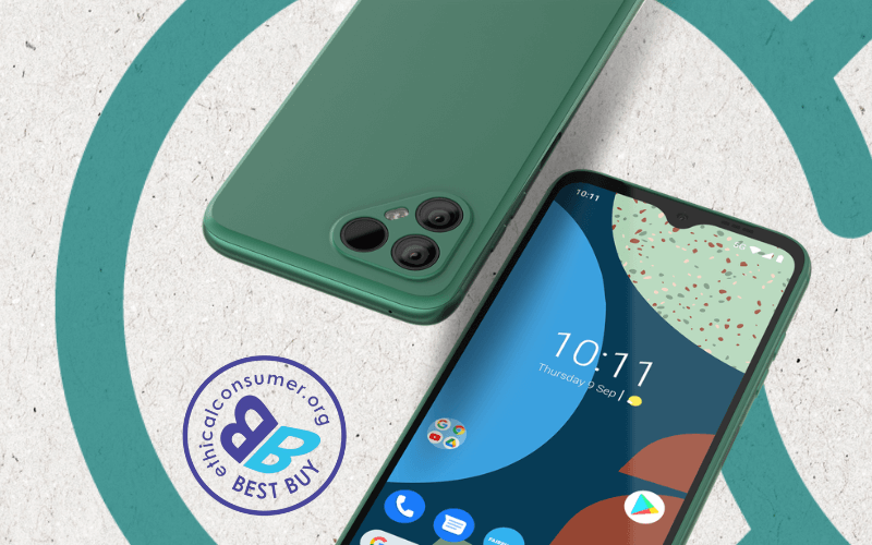 green Fairphone 4 product image