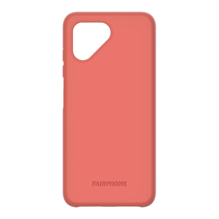 fairphone 5 case in pastel red